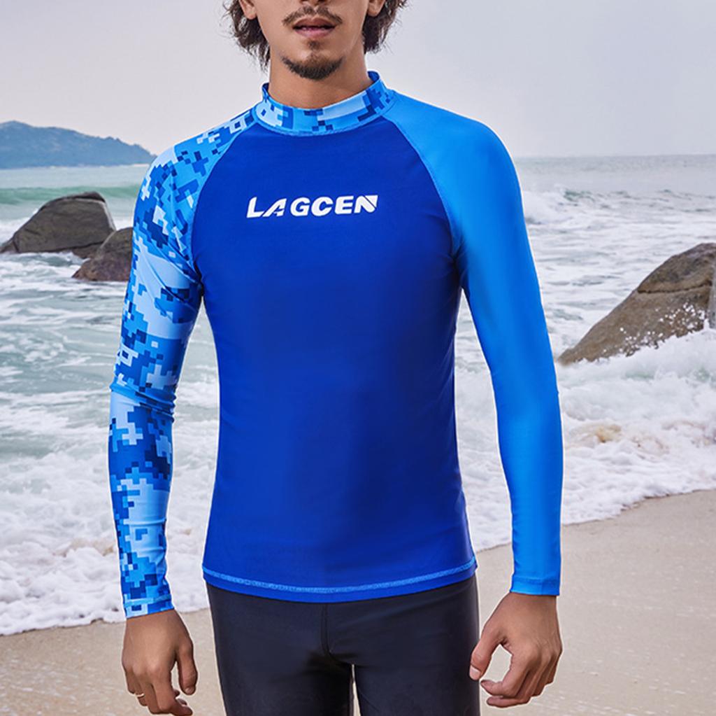 Men'S Diving Suit, Swimsuit, Long Sleeved Quick Drying Swimsuit