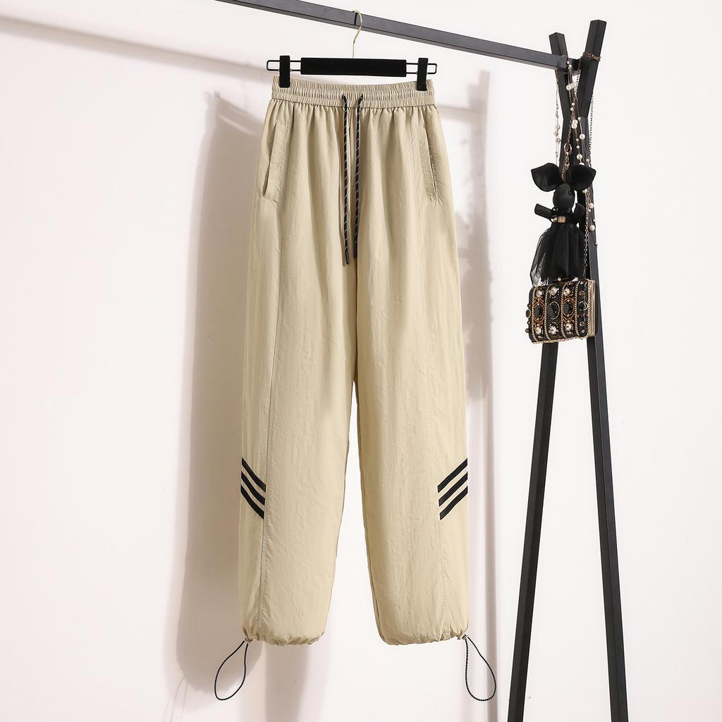 Sommer Neue hoch taillierte und dünne Overalls, dünne lässige Sporthosen