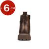 6cm Hidden Height Increase Men'S Boots Genuine Leather Winter Warm Ankle Boots Outdoor Casual Elevator Shoes For Men