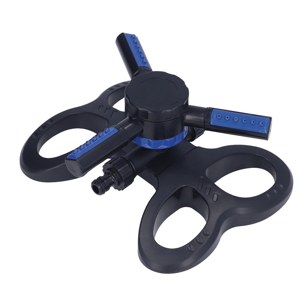 Lawn Sprinkler 360 degrees Automatic Rotation Trifurcate Type with Quick Coupling for Garden Watering Irrigation System