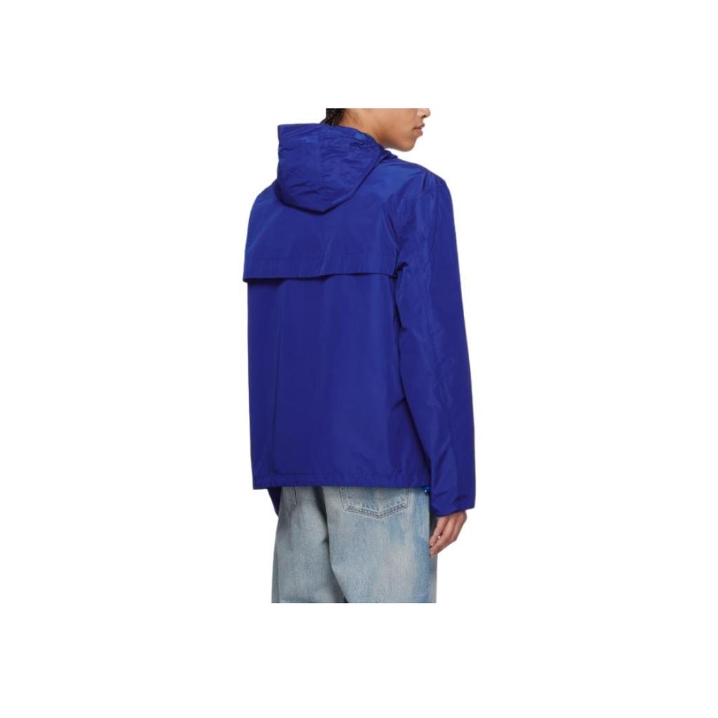 Polo Ralph Lauren Logo Embroidered Double Zipper Hooded Long Sleeve Jacket Men Jackets Blue 710970124-001
