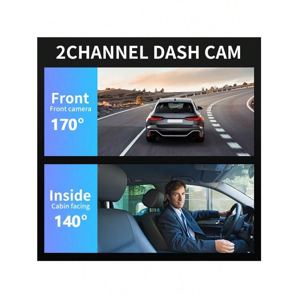 Dash Cam Front And Inside Camera Carbin Dash Camera For Cars Black Box CAR DVR For Taxi