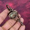 Pyrite Gemstone Pendant Handmade Pendant Copper Wire Wrapped Designer Jewelry