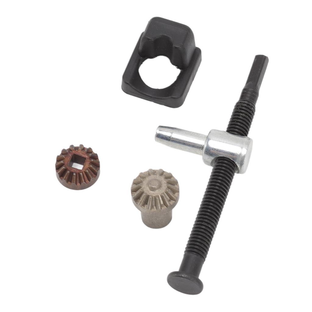 2 Set Chain Bar Tensioner Adjuster Kit Iron Aluminum Chainsaw Tensioner Repair Assembly Kit for CS370 CS400 CS4200ES