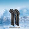 Winter Electric Motorcycle Knee Pads: Unisex Windproof, Thick, Warm, Cold Protection for Cycling.