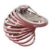 20Pcs Abrasive Sanding Belt Grit 40-600 Sander Grinder Belt for Dremel Drill Grinding Polishing Tool Accessories 9*533mm