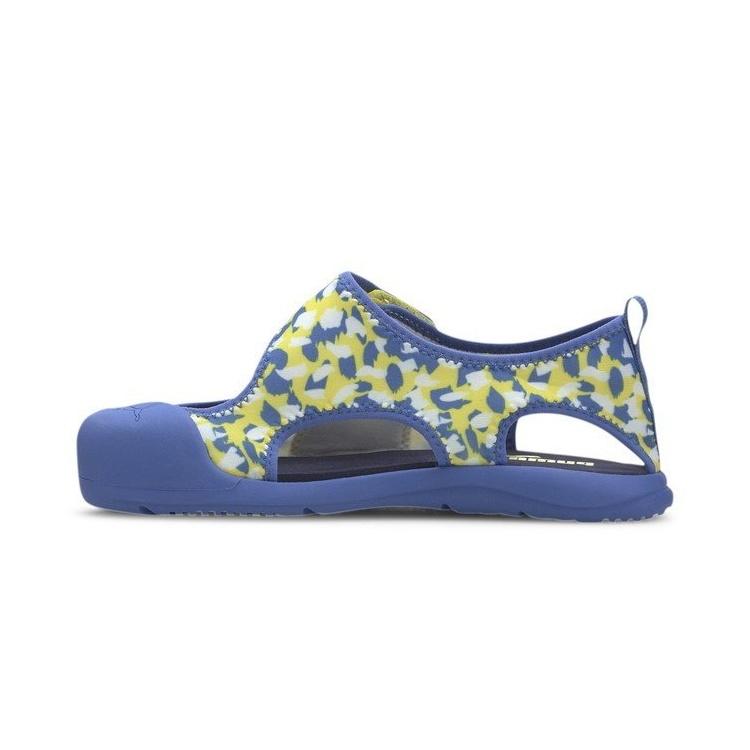 (PS) PUMA Aquacat Ps Sandal Blue/Yellow Kids 372157-01 EU 32