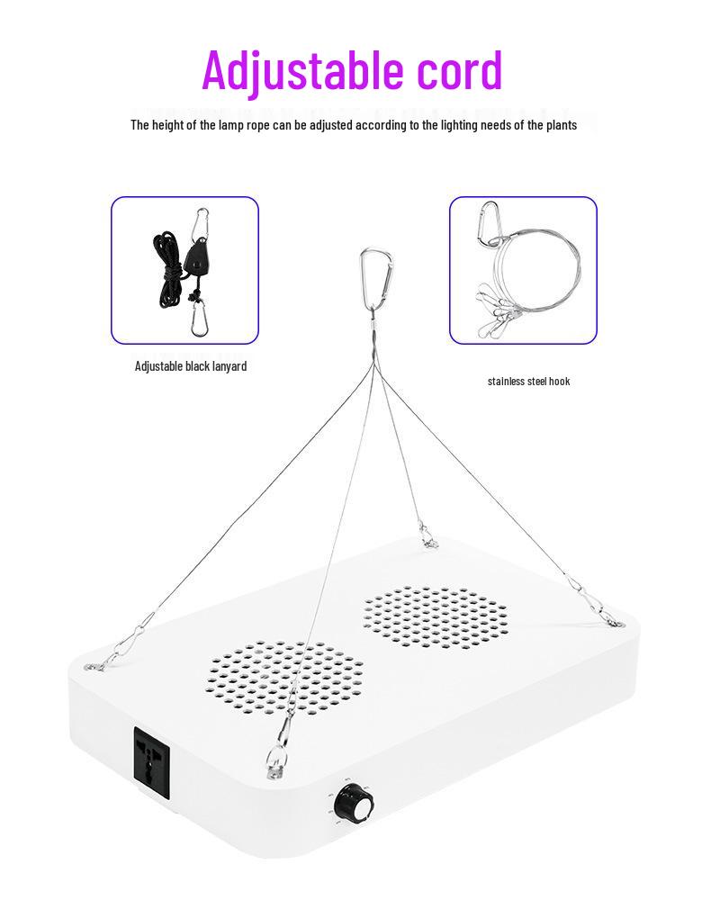 Adjustable E27 LED Plant Growth Light for Indoor Greenhouses and Seedlings