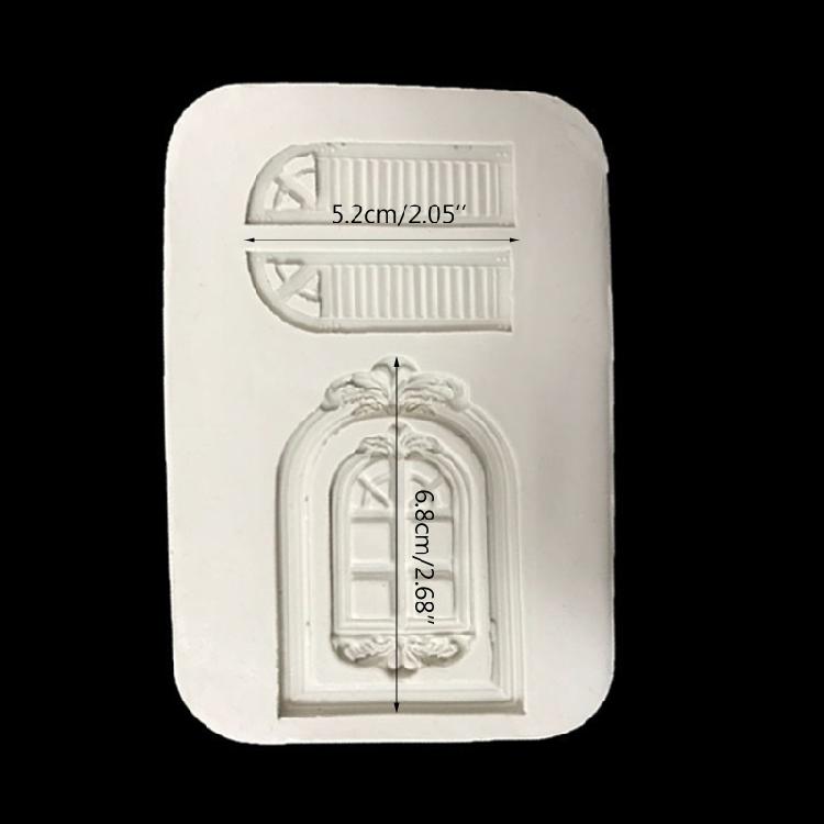 Door Window Silicone Mold DIY Cake Chocolate Mousse Dessert Baking Fondant Molds