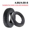 Vacuum Tire 4.80/4.00-8 Trailer Tire High Speed Tire 4.00-8 Inner Tube Agricultural Vehicle Heavy Tire
