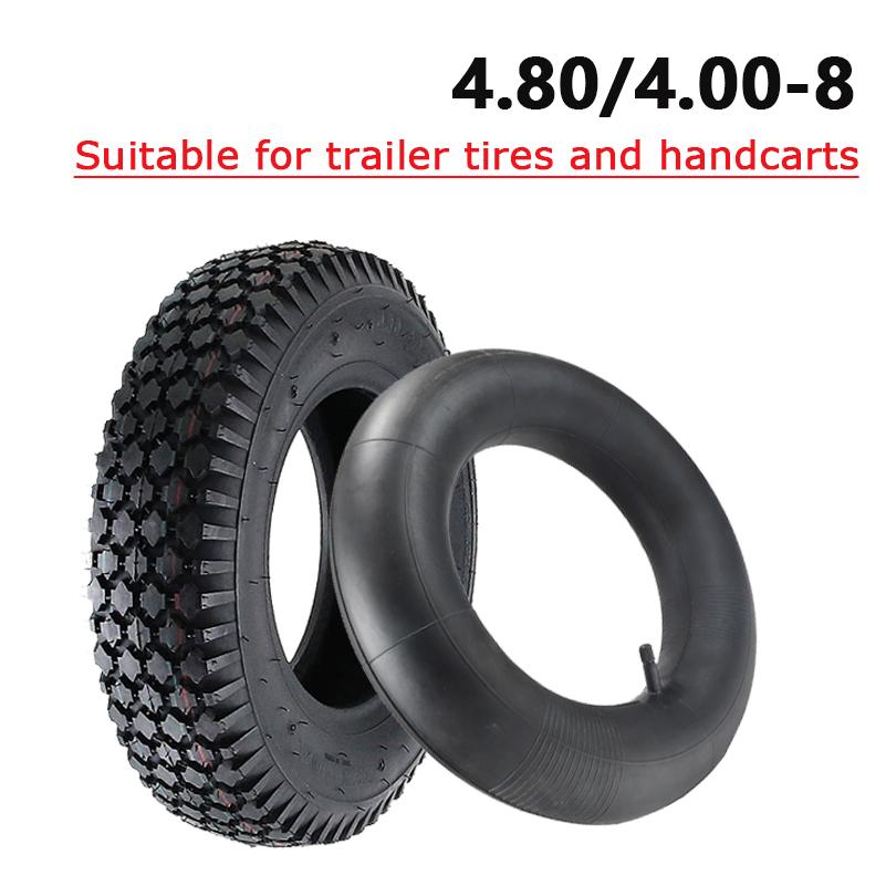 Vacuum Tire 4.80/4.00-8 Trailer Tire High Speed Tire 4.00-8 Inner Tube Agricultural Vehicle Heavy Tire