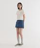 COVERNAT (W) C Logo Crop T-Shirt Ivory