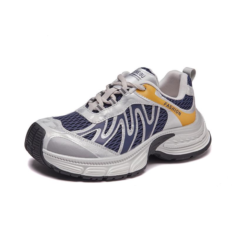 

Новые стильные спортивные кроссовки на толстой подошве для одиноких пап 40 синий