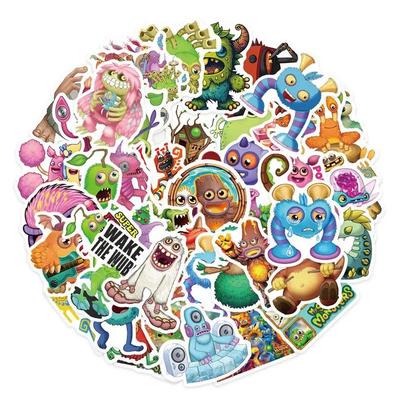Sticker Meine Singenden Monster my singing monster Stickerpaket Aufkleber Aufkleber-Set 50 Stück