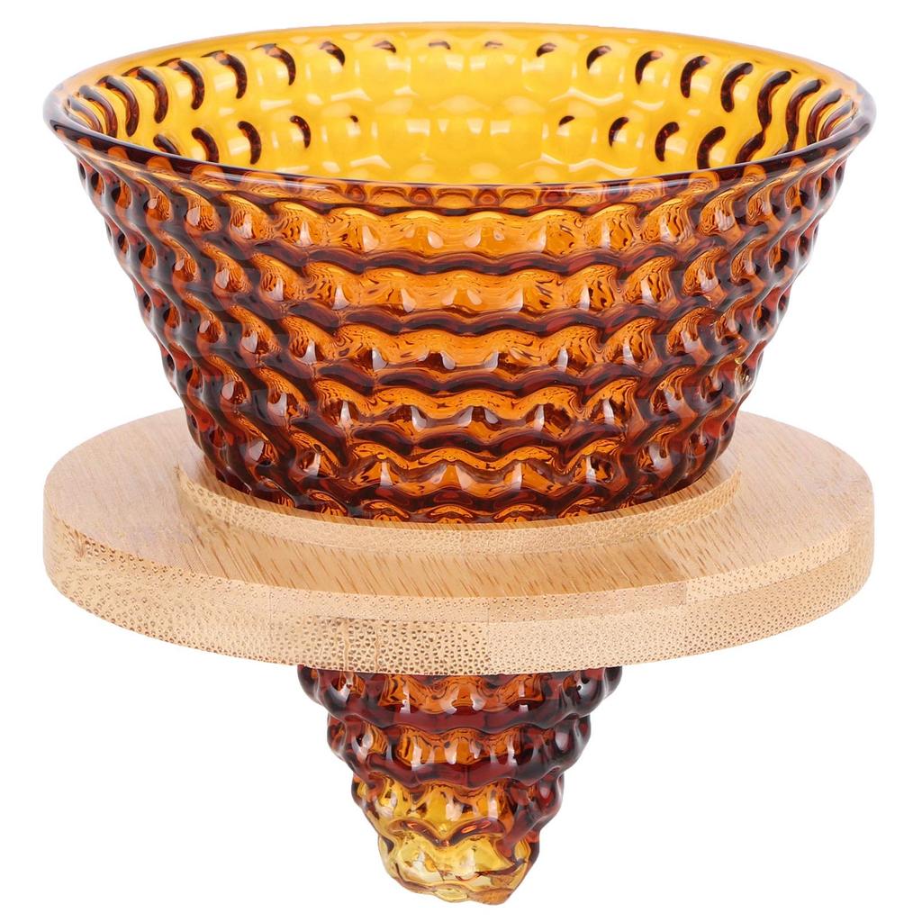 Coffee filter, coffee dripper (blue), coffee pot dripper (brown)