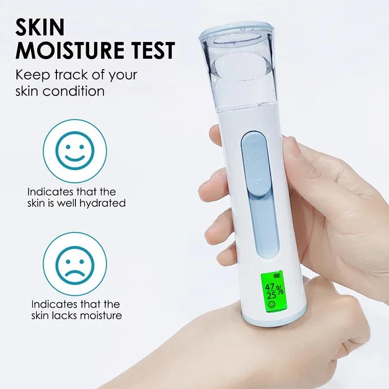 Rechargeable Mini Portable Humidifier Nano Mister Facial Steamer Device Beauty Spray Hydrating Apparatus Cold Spray Apparatus