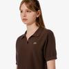 Lacoste Women's Open Collar Pique Sweater Polo Shirt PF300E-56GLFA