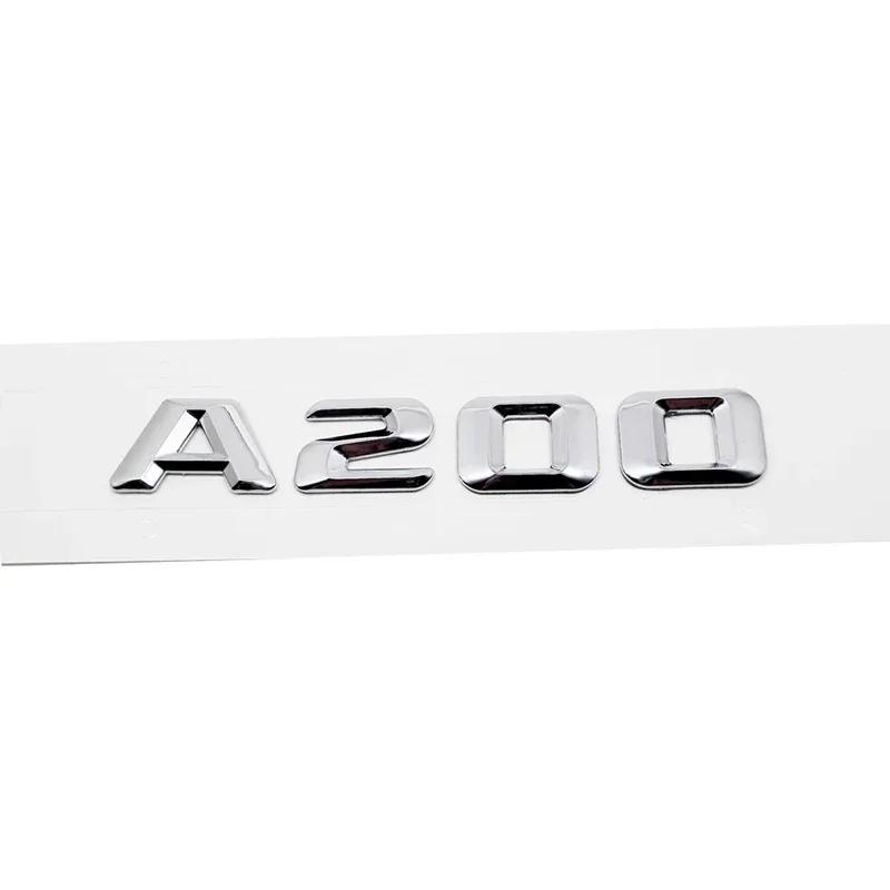 Stop ABS Naklejka z Emblematem na Klapę Bagażnika Samochodu dla Mercedes Benz Klasa A A45 A63 A140 A160 A180 A200 A220 A250 A260 Emblemat Tylnego Bagażnika