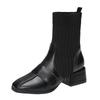 Female Ankle Boots Sock Short for Women Elastic Booties Footwear Comfortable and Elegant on Offer Buffalo London Shoes Platform