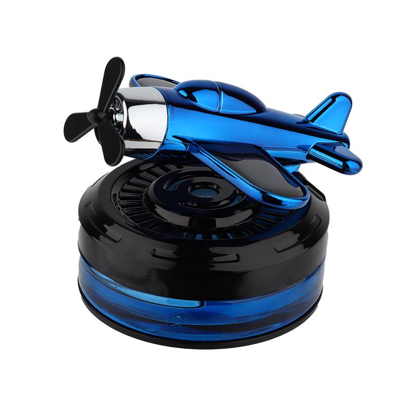 Solar-Powered Car Airplane Aroma Diffuser: Long-Lasting Fragrance for Car Console Ornament.