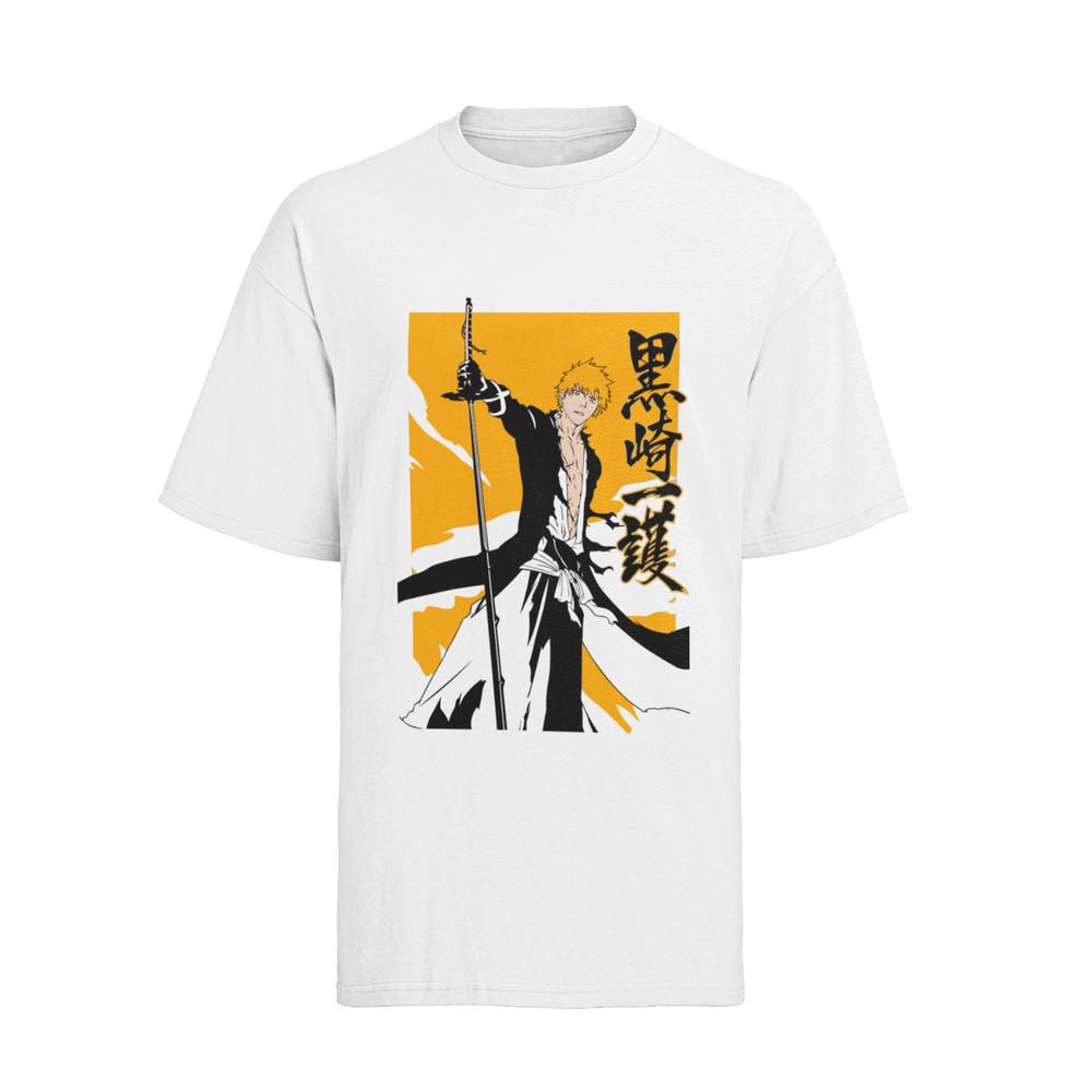 Bleach Ichigo Kurosaki Bankai Herren T-Shirt Baumwolle