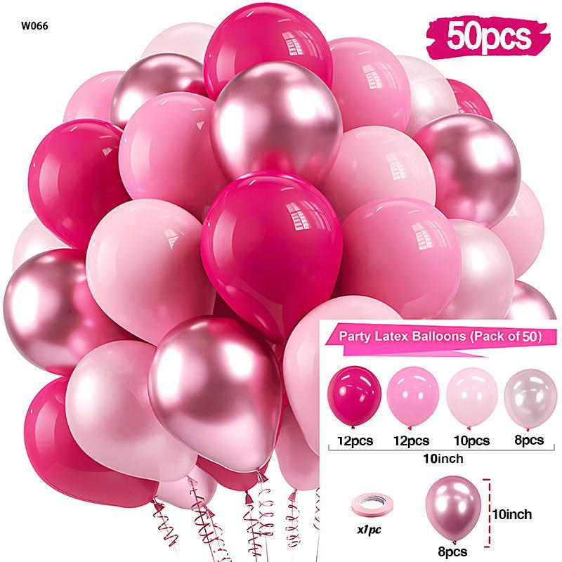 10-Zoll Latex-Ballon Festival Set: Individuell gestaltbare Ballonketten-Dekoration