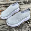 Fashion 2024 New Women Non-slip Walking  Breathable Comfortable Soft Bottom Sneakers Round Toe Thick Bottom Sneakers Zapatos Para Mujer