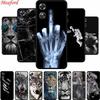 For OPPO A17 Case Cool Wolf Lion Tiger Cat Black Edge Silicone Soft Phone Cover Case For OPPO A17 Back Cover Case A 17 Funda
