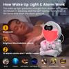 Sunrise Simulation Alarm Clock, Astronaut Design with 7-Color Light & Nature Sounds - Gentle Wake-Up, Dual Alarm, Night Light