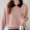 Super High-end Polo Collar Sweater for Women In Autumn and Winter Knitted Base Shirt