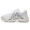 Thick Sole Height Increasing Retro Print Casual Comfortable Non-Slip Wear-Resistant Low-Top Dad Shoes Unisex Sneaker White Black K0EX5MC20CJ-012