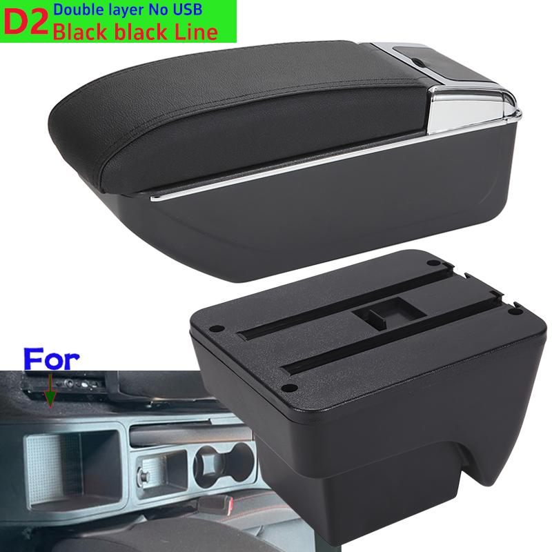 USYM3 For Seat Ibiza Armrest Box For Seat Ibiza 6j MK4 IV 6L Car Armrest 2018-2025 Storage Box Retrofit Parts Interior Car Accessories