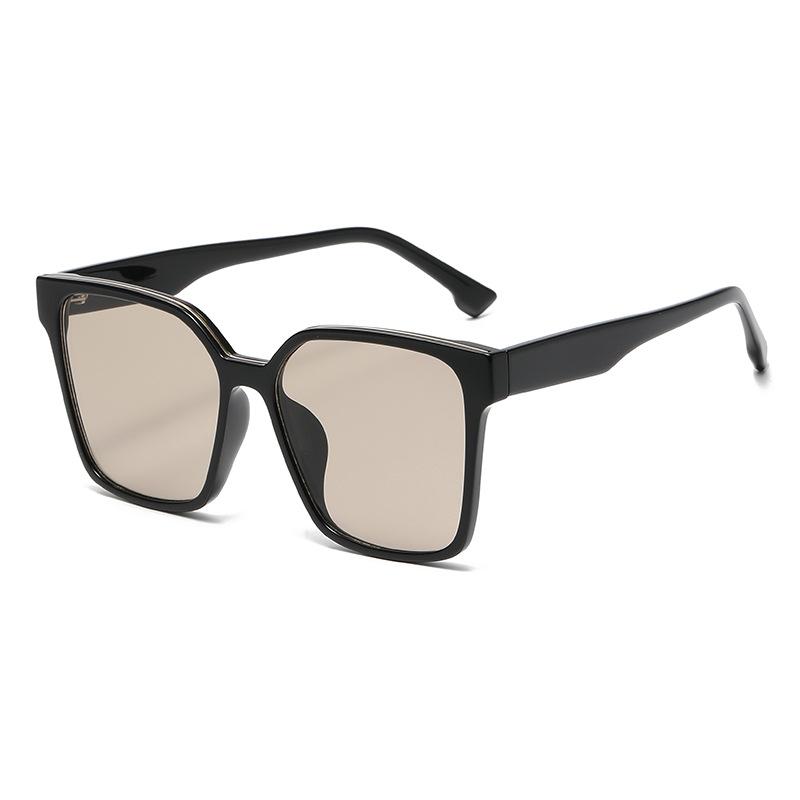 

Новые солнцезащитные очки, женские солнцезащитные очки в большой оправе, мужские очки, пластина, нейлоновые линзы, высокое качество, модная защита от ультрафиолета, Tide