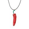 Realistic Red Pepper Pendant Boho Style Metal Accessories Cute Fashion Necklace  Girl