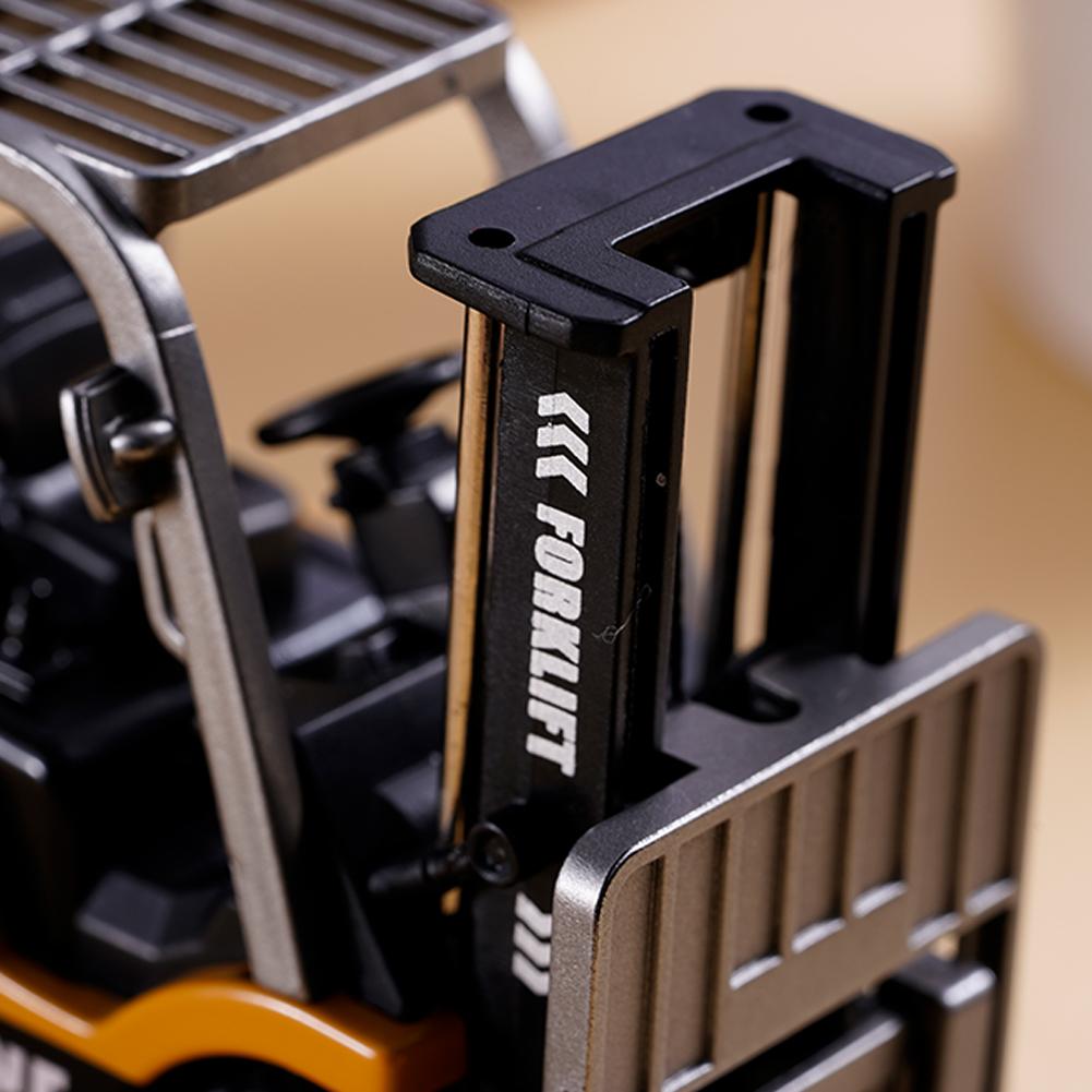 Mini RC Forklift 2.4G/APP Remote Control Desktop Simulation Trolley Gifts Toy Compact Moving Alloy Forklift Truck Toys