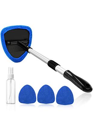AstroAI Car Windshield Cleaning Tool Car Windshield Cleaning Tool Car Wiper with Microfiber Cloth