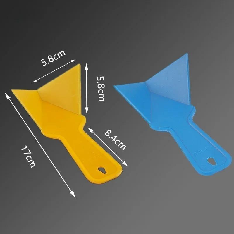 Plastic Drywall Corner Scraper Putty Finisher Cleaning Stucco Removal Build Tool Floor Wall Ceramic Tile Angle Trimming Tool