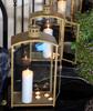 Decorative lantern gold vintage chic 46 cm
