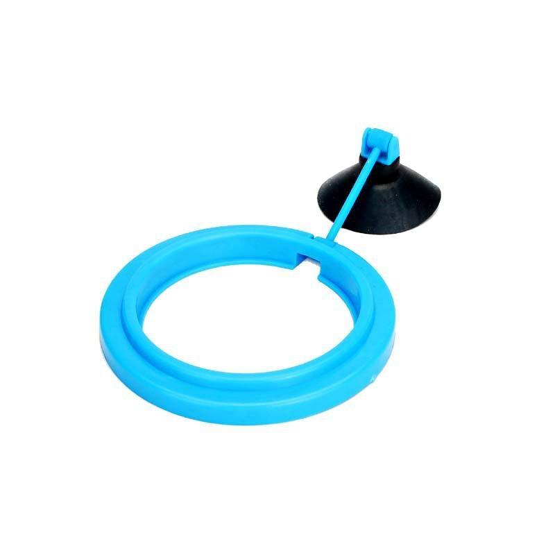 2PCS Aquarium Feeding Ring Fish Tank Station Floating Food Tray Feeder Square Circle Accessory Water Plant Buoyancy Suction Cup