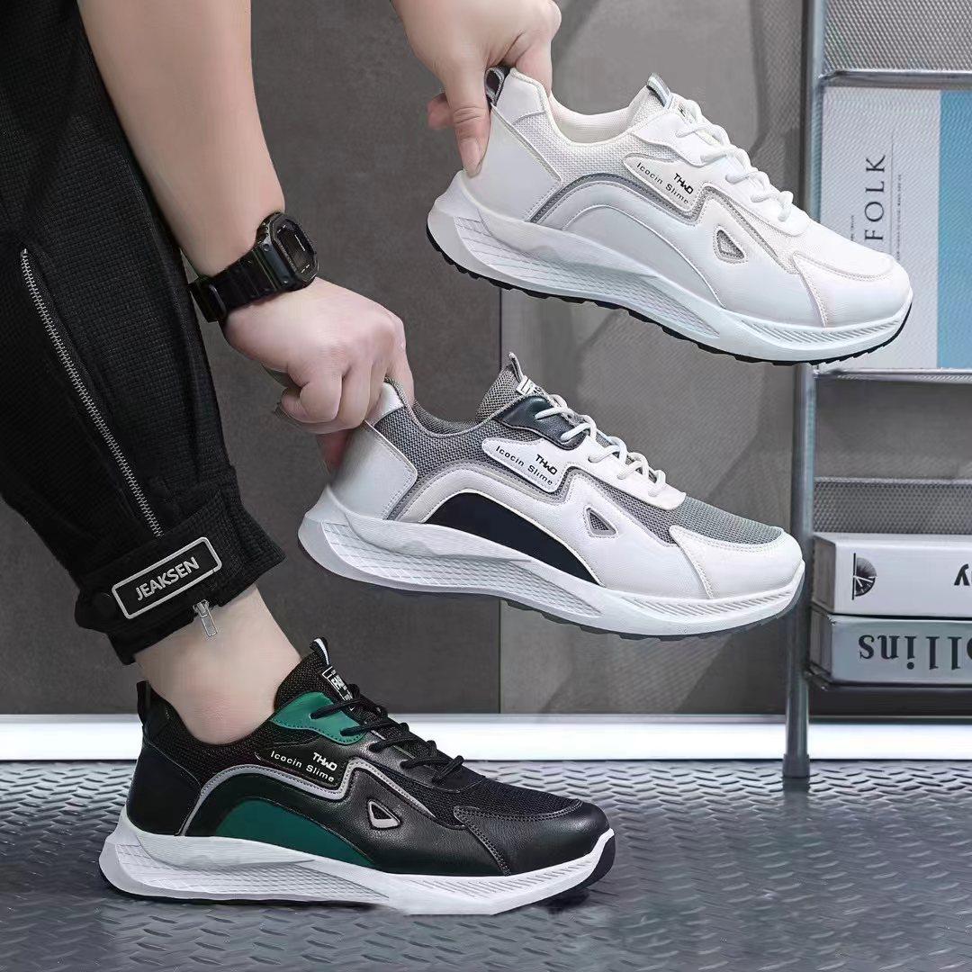 

Чоловіче взуття на замовлення літнє нове дихаюче сітчасте взуття чоловічий тренд універсальне спортивне повсякденне бігове взуття для тата модне взуття 45