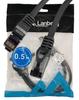 Cable Internet Lan Rj45 Patchcord Cat.8.1 Sftp Black 0.5m