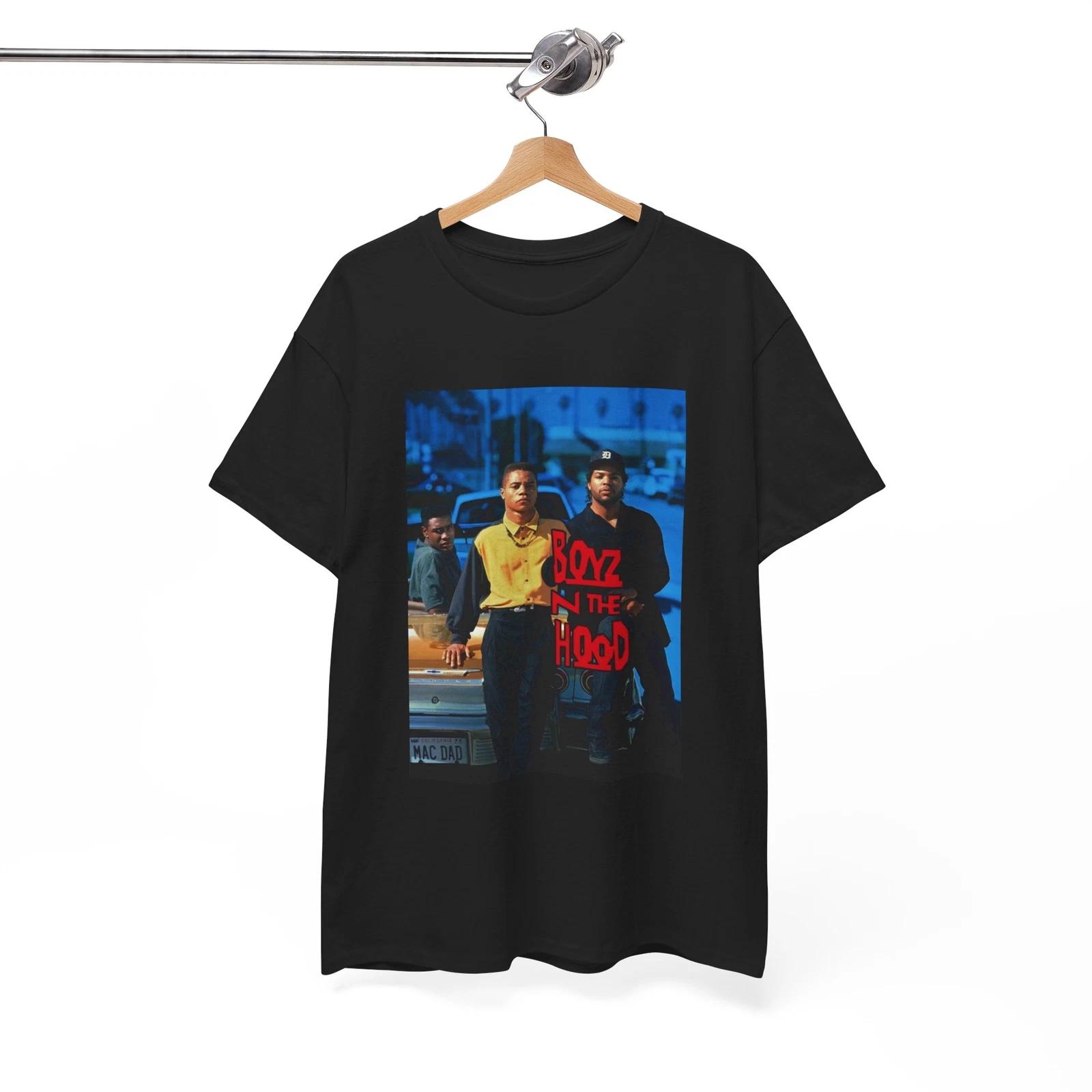 Boyz N The Hood Tshirt Vintage Retro Movie Ice Cube Unisex Heavy California S