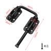 Patio Sliding Door Loop Lock for Window Shed Barn Door Closet (1 Set)