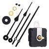 Accuracy Long Shafts Clock Movement Mechanism Kits with 2Pairs Metal Hand for Unique Wall Clock Projects Repair Parts