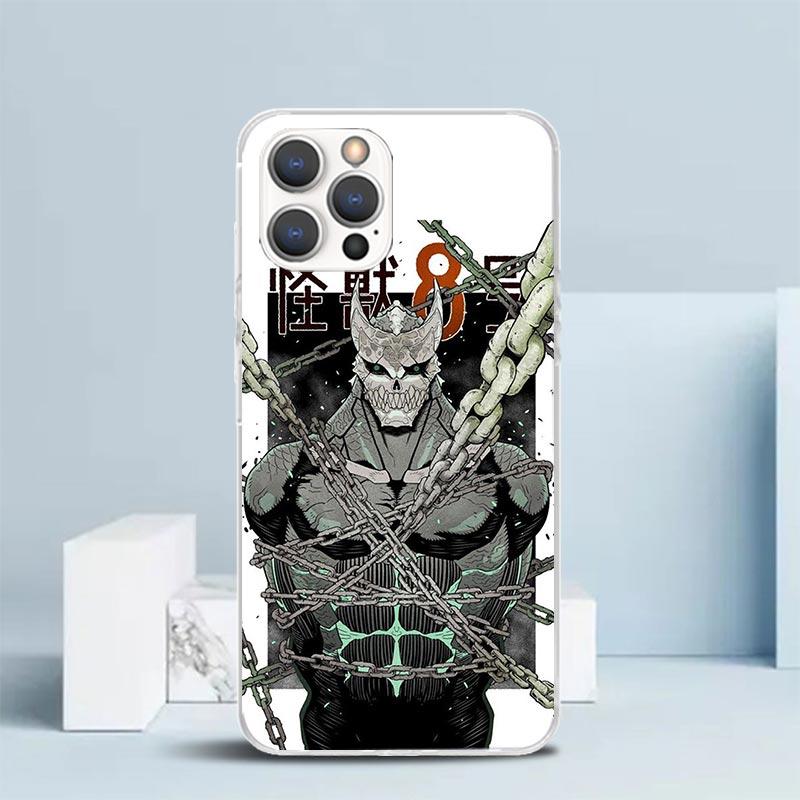 Kaiju No. 8 Anime Soft Cover for iPhone 16 17 Air 15 14 Pro Max 16E Phone Case 13 Mini 12 11 7 SE 8 Print Pattern Fit Cases 16 1