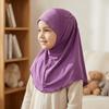 Ice Silk Kids Hijab Breathable Head Wrap Elegant Little Girls Turban  Party Wear