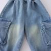 Koreanischer Stil Jungen Frühling/Herbst 2026 Jeansweste 3-teiliges Set - Cooles und hübsches Hemd für Kinder