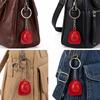 Fireman Hat Shaped Key Chain Realistic Miniature Firefighter Helmet Keychain For Backpack Or Car Decoration