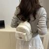 Small Pu Square Backpack For Women With Chain Strap And Street Style For Daily Use