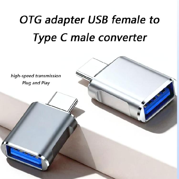 Universal USB Female To Type C Male OTG Adapter Converter For Office Travel Use Connect USB Keyboards, Mice Peripherals